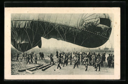 AK Münchener Ostpreussenhilfe, Abtransport Eines Fesselballons  - Guerre 1914-18