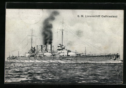 AK S. M. Linienschiff Ostfriesland  - Krieg