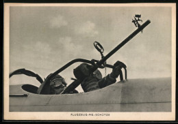 AK MG-Schütze Der Luftwaffe Im Flugzeug  - 1939-1945: 2. Weltkrieg