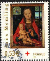 France Poste Obl Yv:3840 Mi:4000 Hans Memling Vierge à L'Enfant (Beau Cachet Rond) - Gebraucht