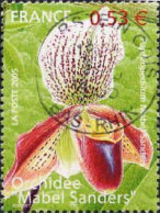 France Poste Obl Yv:3763 Mi:3914 Orchidée Paphiopedilum (TB Cachet Rond) - Usados