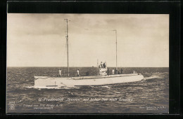 AK Fracht-U-Boot Bremen Auf Hoher See Nach Amerika  - Guerre