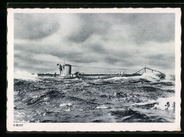 AK U-Boot Auf Hoher See  - Krieg