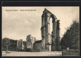 AK Walkenried (Harz), Ruine Und Klosterkirche  - Autres & Non Classés