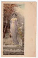 CPA  - Illustrateur - Femme- Viennoise M M - Ante 1900