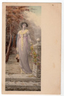 Delcampe - CPA  - Illustrateur - Femme- Viennoise M M - Vor 1900