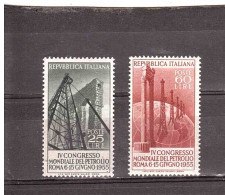 1955 CONGRESSO PETROLIO - 1946-60: Mint/hinged