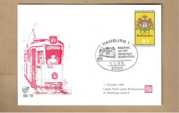 Los Vom 19.05 -  Sammlerkarte Aus Hamburg 1978 - Briefe U. Dokumente