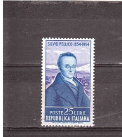 1955 L.25 SILVIO PELLICO - 1946-60: Nieuw/plakker