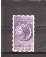 1955 L.25 DICHIARAZIONE REDDITI - 1946-60: Neufs
