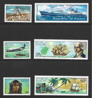 Nauru 1974 First Contact Set Of 6 MNH - Nauru