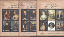 BHUTAN, 2000, International Stamp Exhibition "Espana 2000" - Madrid, Spain - Prado Museum Exhibits,  MS, MNH, (**) - Bhután