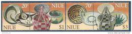 1999 NIUE 710-13** Artisanat, Vannerie - Niue
