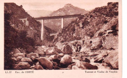 20 - Corse -  Environs De CORTE -  Torrent Et Viaduc De Vecchio - Corte