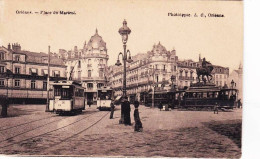 45 - Loiret -  ORLEANS - Place Du Martroi - Tramways - Orleans