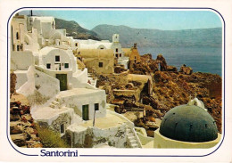 Grece - Ελλάδα - ΣΑΝΤΟΡΙΝΗ - μερική άποψη του χωριού - SANTORINI - Vue Partielle Du Village - Grèce