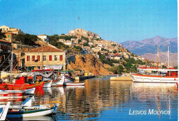 Grece - Ελλάδα - ΛΕΣΒΟΣ ΜΟΛΥΒΟΣ - το λιμάνι -  LESVOS MOLYVOS - Le Port - Greece