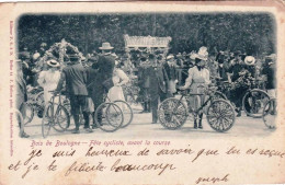 75 - PARIS 16 - Bois De Boulogne - Fete Cycliste Avant La Course   - Arrondissement: 16