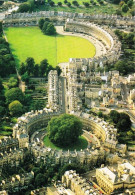 Somerset - Aerial View Of BATH - Showing The Royal Crescent And The Circus - Bath