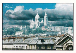 75 - PARIS 18 - La Basilique Du Sacré Coeur De Montmartre Vue De La Gare Du Nord - Distrito: 18