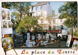 75 - PARIS 18 - Montmartre - La Place Du Tertre Et Ses Peintres - District 18