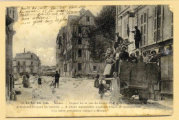 77 - Seine Et Marne -  MEAUX - Musée De La Guerre - Guerre 1914 - La Rue Du Grand Cerf Apres L Explosion De La Mine - Meaux