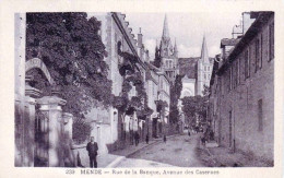 48 - Lozere - MENDE - Rue De La Banque - Avenue Des Casernes - Mende