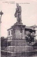 20 - Corse -  CORTE - Statue Du Duc De Padoue - Corte