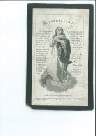 COLETA I DE CONINCK WED FRANCISCUS J GOOSSENS ° SINT-DENIJS-WESTREM 1815 1882 DRUK GENT VANDERPOORTEN - Devotion Images