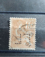 FRANCE TIMBRE LF 56 INDICE 5 SUR 117 PERFORE PERFORES PERFIN PERFINS PERFORATION PERCE LOCHUNG - Usati