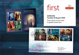 ROYAL MAIL COMMUNICATION STAMPS TIMBRES EMISSION 2020 TV SERIES SHERLOCK - Kino