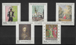 Czechoslovakia 1967 MiNr. 1748 - 1752 National Galleries (II) Art, Painting 5v  MNH**  6.00 € - Unused Stamps