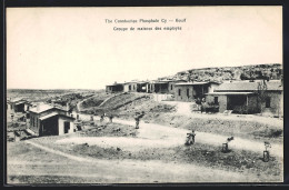 CPA Kouif, Cie Des Phosphates De Constantine, Groupe De Maisons Des Employés, Bergbau  - Algerien