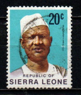 SIERRA LEONE - 1981 - PRESIDENTE SIAKA STEVENS - USATO - Sierra Leona (1961-...)