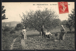 CPA Franconville, Le Chemin De Clos  - Franconville