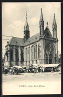 CPA Reims, Eglise Saint-Thomas  - Reims