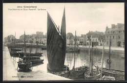 CPA Concarneau, Vue Generale Du Quai Peneroff, Le Bassin  - Concarneau