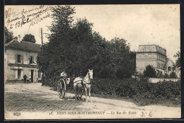 CPA Soisy-sous-Montmorency, La Rue Des Écoles  - Soisy-sous-Montmorency
