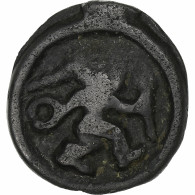 Rèmes, Potin Au Guerrier Courant, 1st Century BC, Bronze, TB, Latour:8124 - Celtic