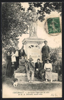 CPA Cocument, La Statue érigée Par Le Sois De M. A. Dubouilh, Ancien Curé  - Sonstige & Ohne Zuordnung