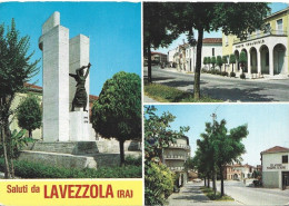SALUTI DA LAVEZZOLA - CONSELICE - RAVENNA - 3 VEDUTE - CREDITO ROMAGNOLO - MONUMENTO - 1979 - Ravenna