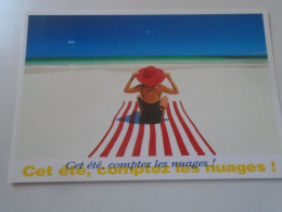 D203139  CPM    Les Voeux De L'été - Cet été, Comptez Les Nuages! - Paul Ricard 1997 - Advertising