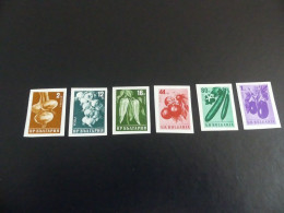 SERIE DE 6 TP NEUF SANS CHARNIERE NON DENTELES N°937-942 (cote 10 Euros) ...LEGUMES... - Unused Stamps