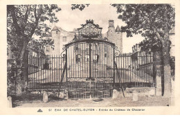 Environs De Chatel Guyon - Entrée Du Château De CHAZERON - Très Bon état - Autres & Non Classés