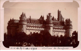 Château De PIERREFONDS - 1911 - Carte Photo - état - Pierrefonds