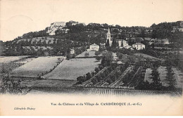 Vue Du Château Et Du Village De CASIDEROQUE - Très Bon état - Sonstige & Ohne Zuordnung