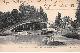 CHALONS SUR MARNE - La Passerelle Du Canal - Très Bon état - Châlons-sur-Marne