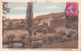 SAINT LEONARD DES BOIS - Entrée Du Bourg Et Le Pont Neuf - Très Bon état - Saint Leonard Des Bois