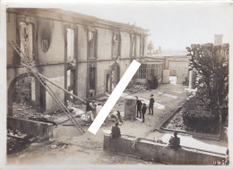 AY - Photo Originale Sur La Révolte Des Vignerons, Les Ruines De La Maison AYALA En Mars/ Avril 1911 - Lieux