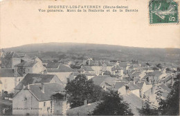 BREUREY LES FAVERNEY - Vue Générale - Mont De La Rochotte Et De La Bannie - état - Autres & Non Classés